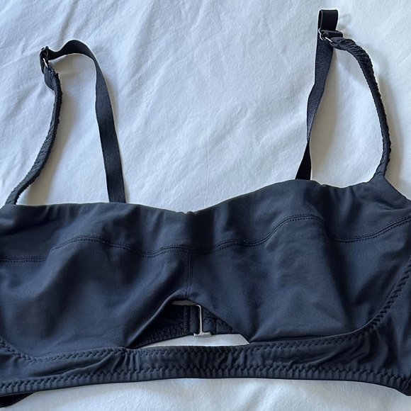 Malia Mills retro DAMITA TOP in SIGNATURE BLACK - Picture 2 of 2